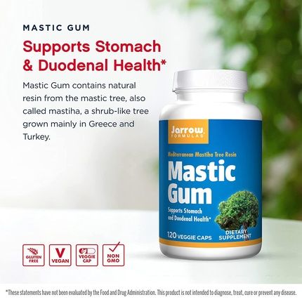 Jarrow Formulas Mastic Gum 120 Vcaps - Image 3