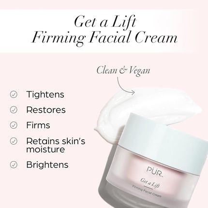 Pur Beauty Firming Facial Cream Get A Lift Triple-Action Lightweight