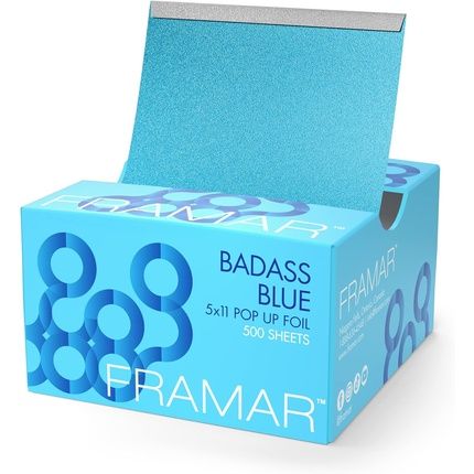 Framar Blue Pop Up Hair Foil Aluminum Foil Sheets For Highlighting 500 Sheets