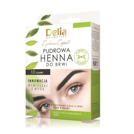 Delia Powder Eyebrow Henna 1.0 Black 4G