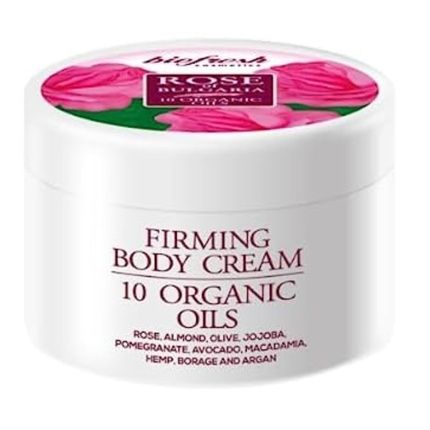 Biofresh Rose Of Bulgaria Firming Body Cream With 10 Organic Oils And Rose Water