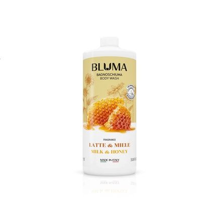 Bluma Bath 1L Milk & Honey - Nourishing Body Care