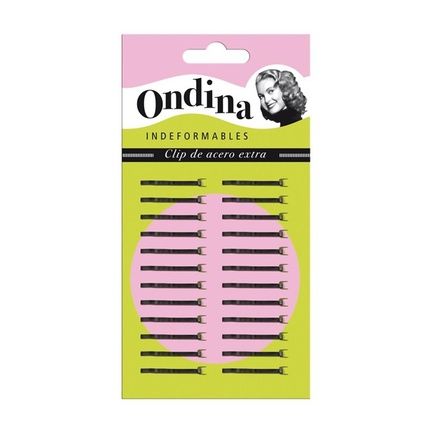 Eurostil Carton 24 Miniclips 2.5Cm Black - Pack Of 24