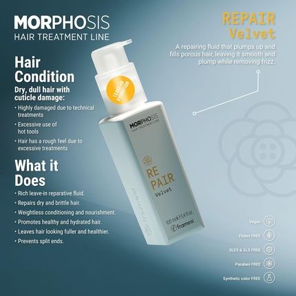 Framesi New Morphosis Hair Treatment Repair Velvet 100Ml - Image 3