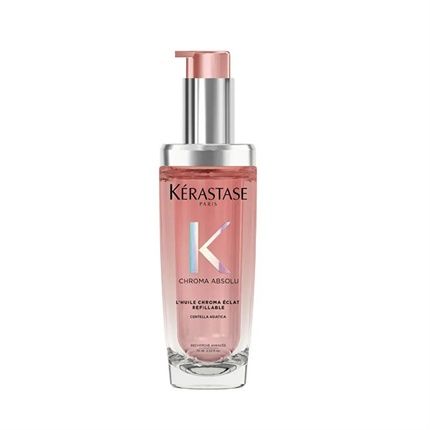 Krastase Chroma Absolu Oil Refillable 75Ml Radiance Sublimating Oil For Colored Hair - Image 4
