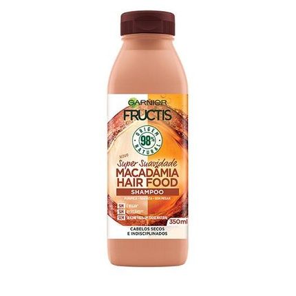 Garnier Fructis Hair Food Macadamia Straightening Shampoo 350Ml