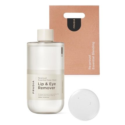 Frudia Welcos Re:Proust Essential Deep Clean Lip & Eye Remover Bi Phase Vegan Makeup Mascara Lipstick Korean Organic Gentle 10.14 Fl Oz