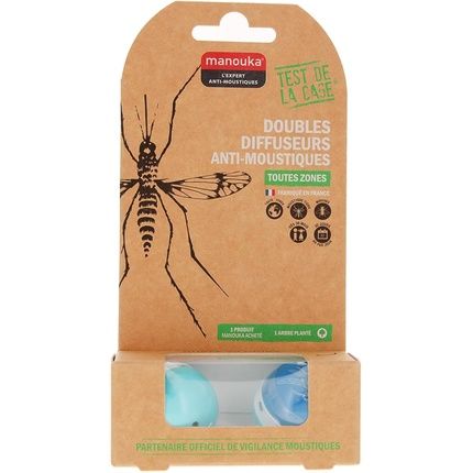 Manouka Double Anti-Mosquito Diffusers - Blue