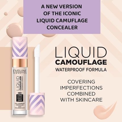 Eveline Cosmetics Liquid Camouflage Waterproof Concealer - Image 3