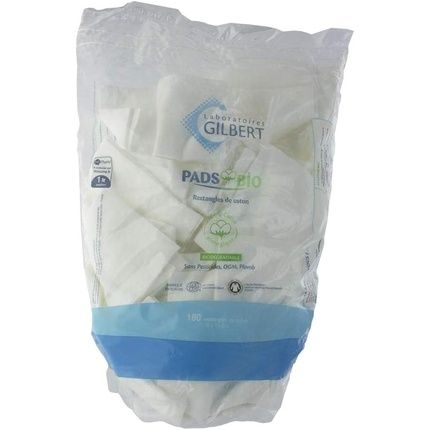 Gilbert Organic Cotton Pads 180 Rectangles 8X10Cm