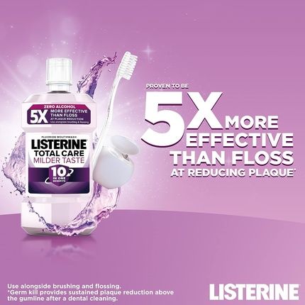 Listerine Total Care Zero Mouthwash Alcohol Free 500Ml