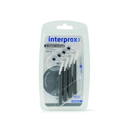 Interprox Plus X-Maxi Interdental Brushes Grey