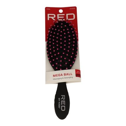 Red Kiss Mega Ball Jumbo Tip Brush Oval
