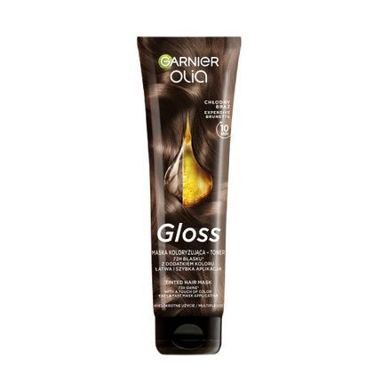 Olia Gloss Coloring Mask Hair Toner Cool Brown 150Ml
