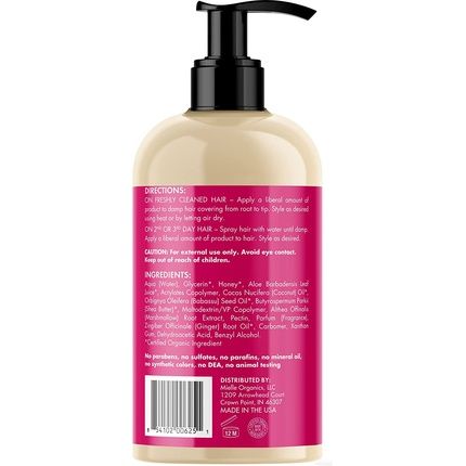 Mielle Organics Honey And Ginger Styling Gel 13Oz 384Ml