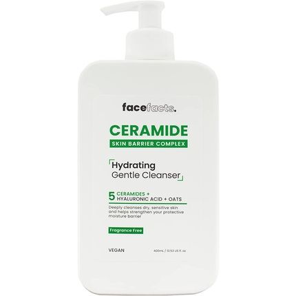 Face Facts Hydrating Ceramide Cleanser For Dry And Sensitive Skin 400Ml