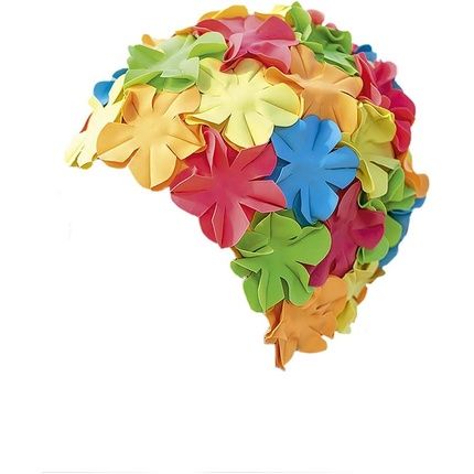 Fashy Women'S Swim Petal Cap - Multi Coloured
