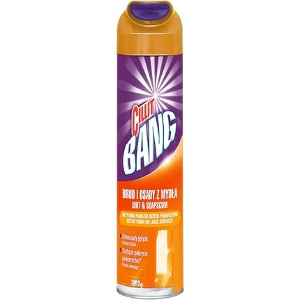 Cillit Bang Active Foam Bathroom Cleaner 600Ml Orange