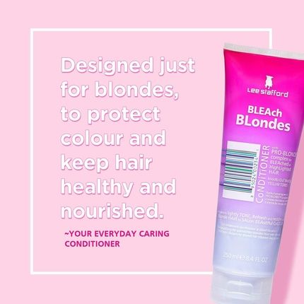Lee Stafford Bleach Blondes Everyday Care Conditioner For Colored Hair 250Ml