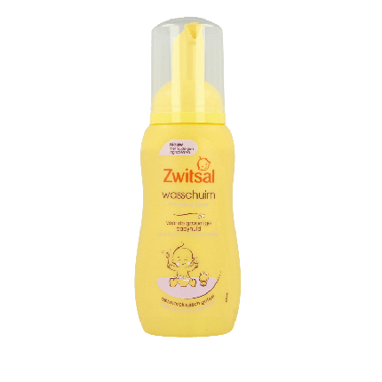 Zwitsal Wash Foam For Sensitive Baby Skin Dermatologically Tested Bottle 200Ml