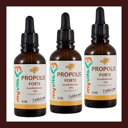Propolis Forte 10% 7% For Colds, Wounds, Burns, Skin, Hair 20/50Ml
