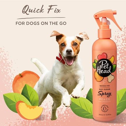 Pet Head Quick Fix Dry Clean Spray, 90433A, Peach, 300 Ml Pack Of 1 - Image 3