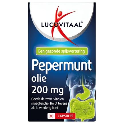 Lucovitaal Peppermint Oil 30 Capsules