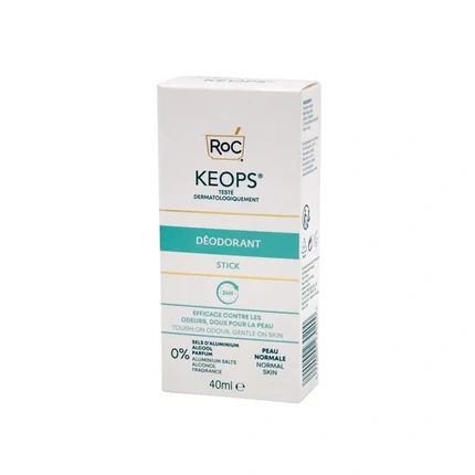 Roc Keops Deodorant Stick 24 Hour Protection Alcohol And Perfume Free 40Ml