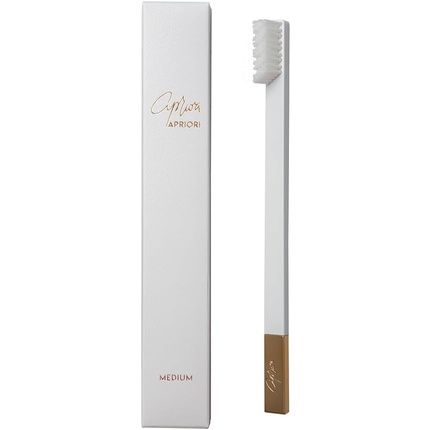 Apriori White Gold Medium Premium Toothbrush