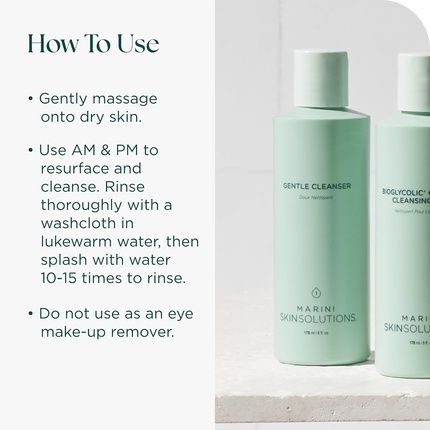 Marini Skinsolutions Age Intervention Gentle Cleanser Mild Face Wash - Image 3
