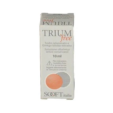 Fidia Pharmaceuticals Trium Free Eye Drops 10 Milliliters