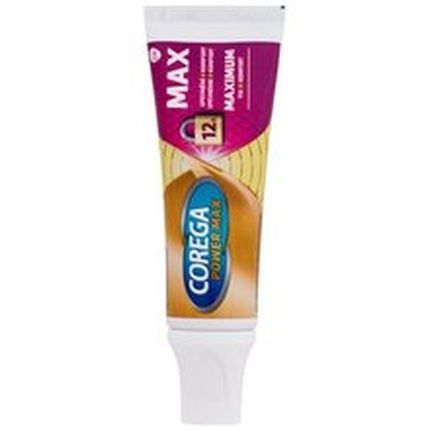 Corega Power Max Fixing Comfort - Denture Adhesive Cream For Firm And Comfortable Wear