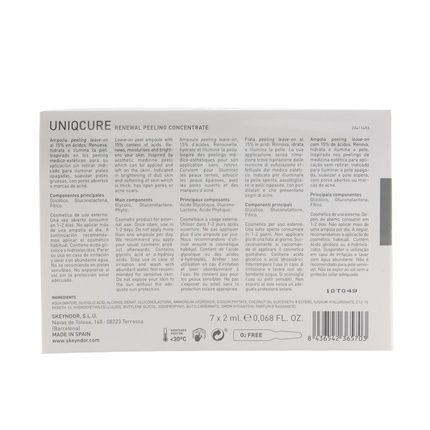 Skeyndor Uniq Cure Renewal Peeling Concentrate 2Ml - Image 3