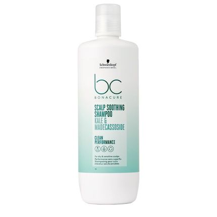 Schwarzkopf Professional Bc Bonacure Scalp Soothing Shampoo 1000Ml For Dry And Sensitive Scalp