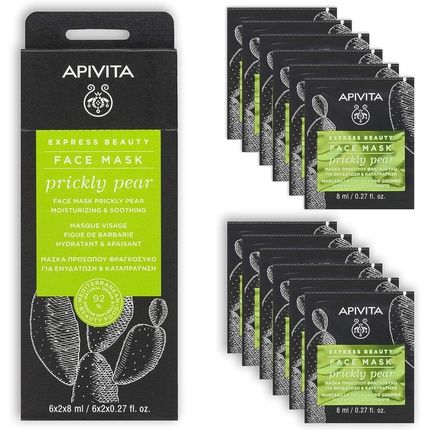 Apivita Prickly Pear Face Mask Moisturizing And Soothing 8Ml