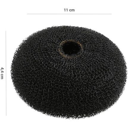 T4B Lussoni Hair Ring Donut Bun Maker 110Mm Black