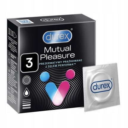 Durex Performax Intense Condoms Extending Duration - 3 Pieces