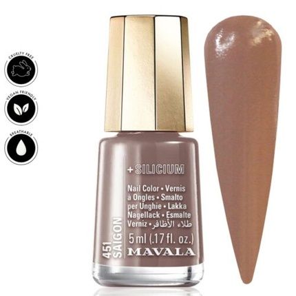 Mavala Timeless Colors 2024 Breathable Mini Nail Polish Saigon 5Ml - Image 3