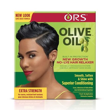 Ors Olive Oil Build-In Protection New Growth No-Lye Hair Relaxer Extra Strength