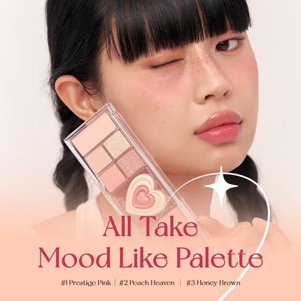 Peripera All Take Mood Like Palette 02 Peach Heaven