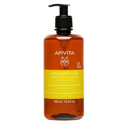 Apivita Frequent Use Shampoo Soft 500Ml Gentle Formula For Everyday Use