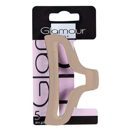 Glamour Hair Clip Large Beige