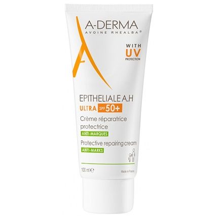 Aderma Protective Cream Against Pigment Spots Spf 50 Epitheliale Ah Protective Repairing Cream 100 Ml