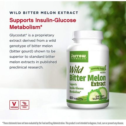 Jarrow Formulas Wild Bitter Melon Extract 750Mg Supports Insulin Glucose Metabolism 60 Count - Image 3