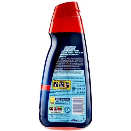 Finish Powergel Dishwashing Gel Liquid, Multifunction, Odorless, 30