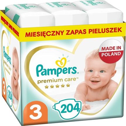 Pampers Premium Monthly Box S3 204 Pieces