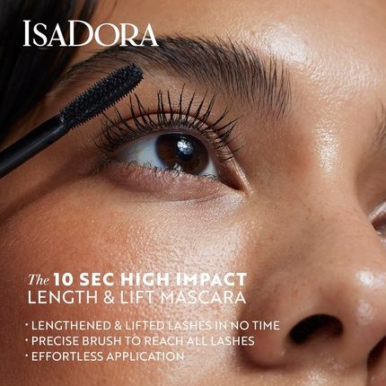Isadora 10 Sec High Impact Length & Lift Mascara 9Ml - Image 3