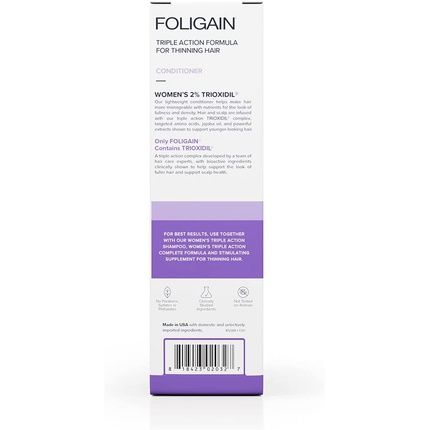 Foligain 2% Trioxidil For Thinning Hair Women'S Conditioner 236Ml 8Oz