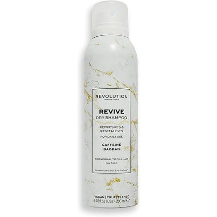 Revolution Haircare Revive Dry Shampoo No Rinse Spray Vegan And Cruelty-Free 200Ml
