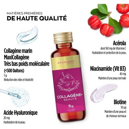 Granions Marine Collagen With Hyaluronic Acid And Vitamin C Shot - Image 3